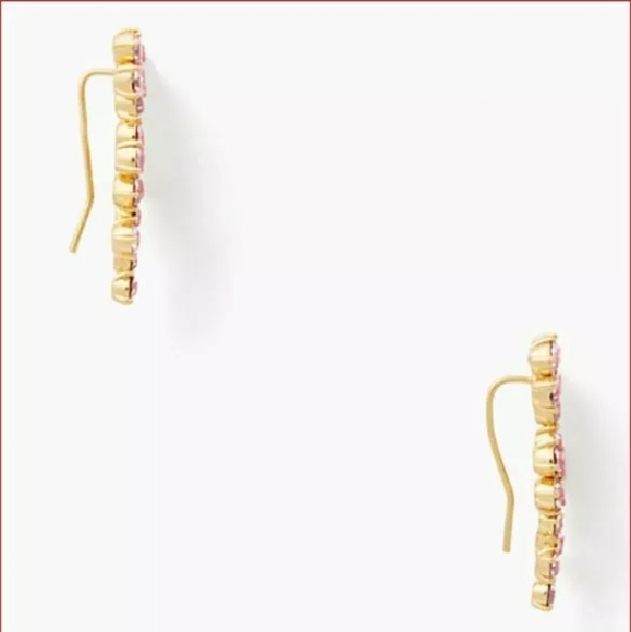 Kate Spade NY - Light Pink Flower Ear Crawlers - Picture 4 of 9